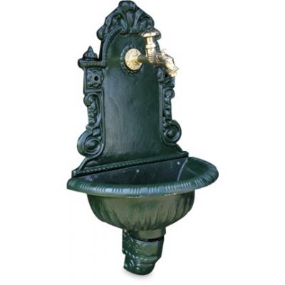Nostalgie-Wandbrunnen  in gr�n